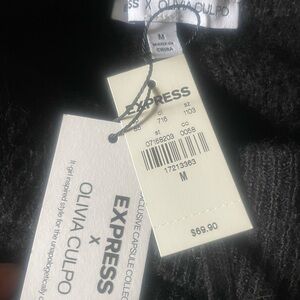 Express x Olivia Culpo Black Sweater